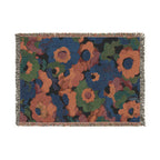 Abstract Floral Pattern Retro Vintage Styled - PoeticWovens
