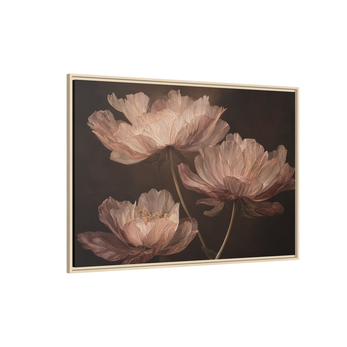 Blush Peony Flowers - PoeticWovens