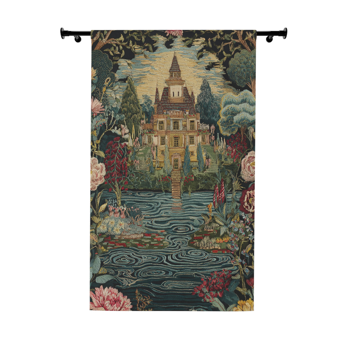 Vintage Castle Garden - PoeticWovens