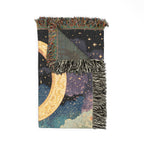 Multicolor Forest Celestial Crescent Moon - PoeticWovens