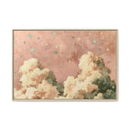 Pink Cloudy Starry Sky - PoeticWovens
