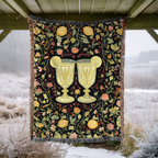 Lemonade Glasses Floral - PoeticWovens