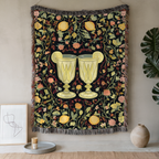 Lemonade Glasses Floral - PoeticWovens