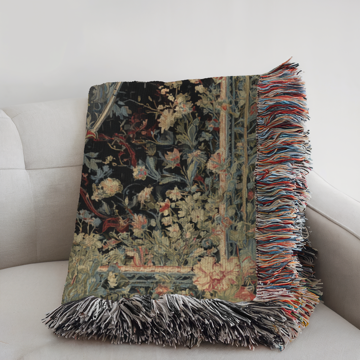 Medieval Sword Heraldic Throw - PoeticWovens