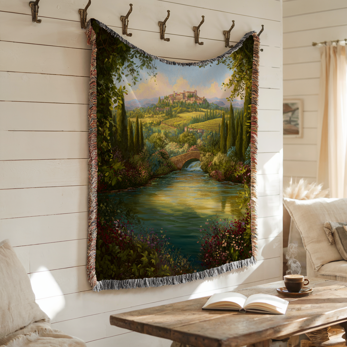 Pixel Landscape Scenic Pathway - PoeticWovens