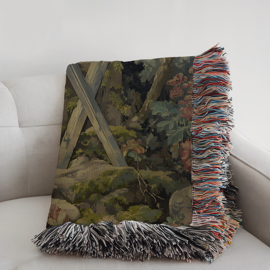 Vintage Botanical Floral Foliage - PoeticWovens