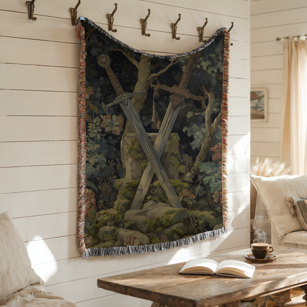 Vintage Botanical Floral Foliage - PoeticWovens