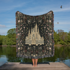 Vintage Castle Chateau - PoeticWovens