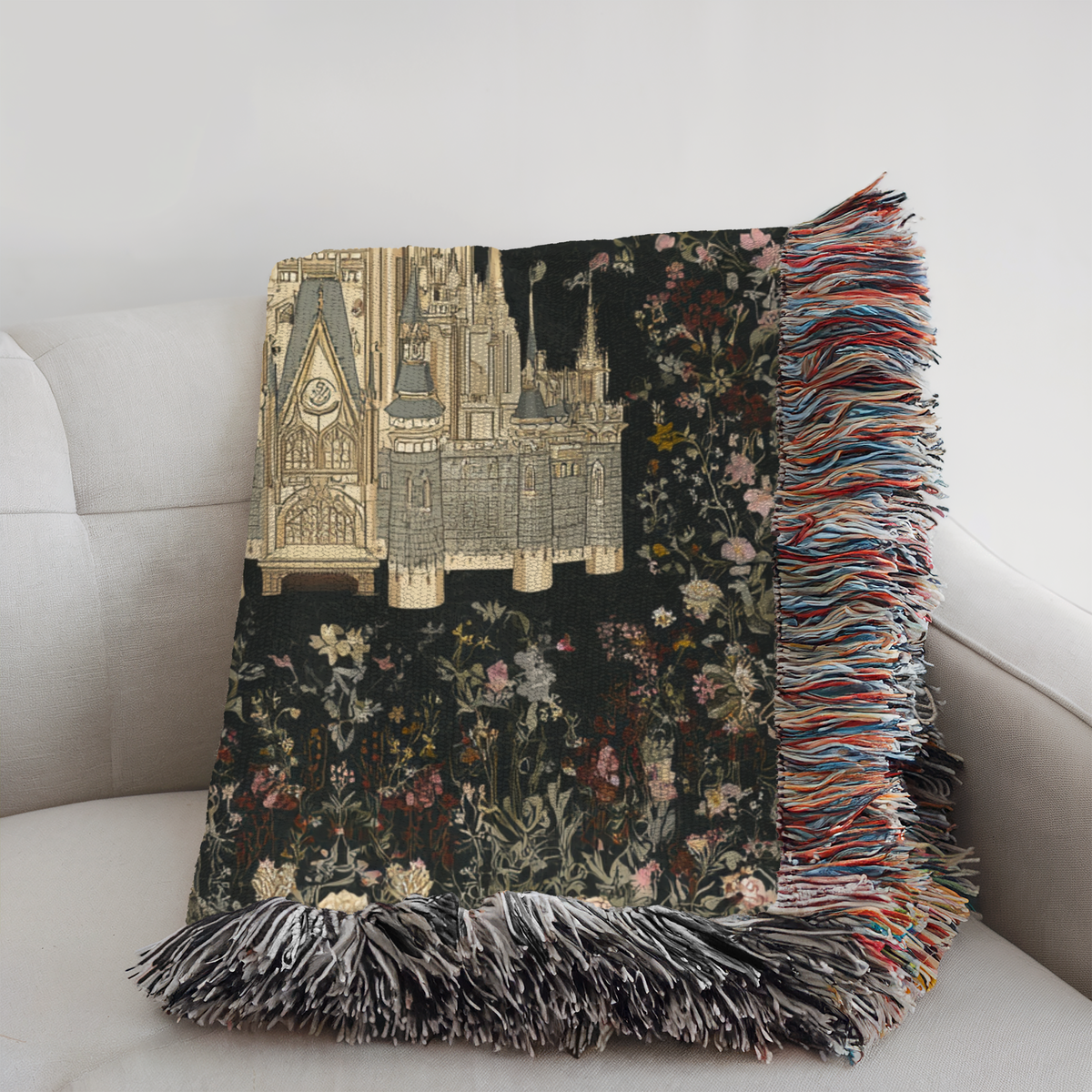 Vintage Castle Chateau - PoeticWovens