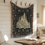 Vintage Castle Chateau - PoeticWovens