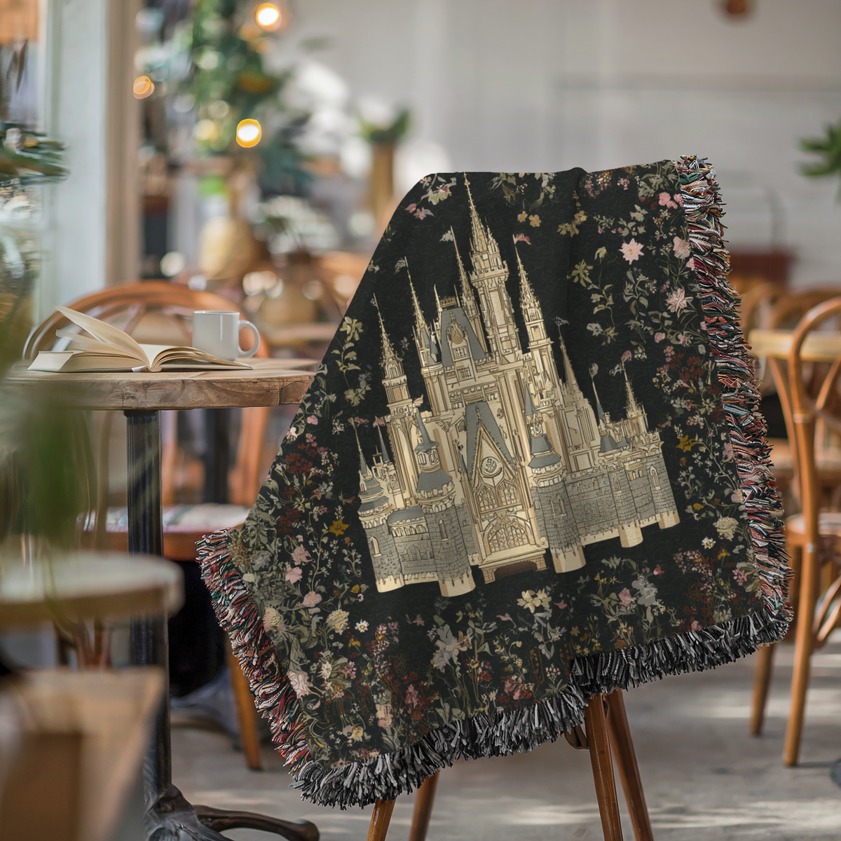 Vintage Castle Chateau - PoeticWovens
