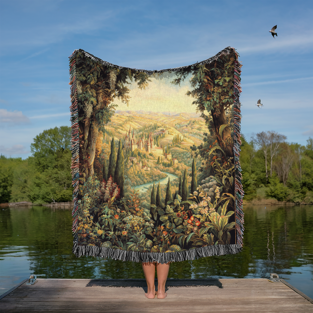 Vintage Landscape - PoeticWovens