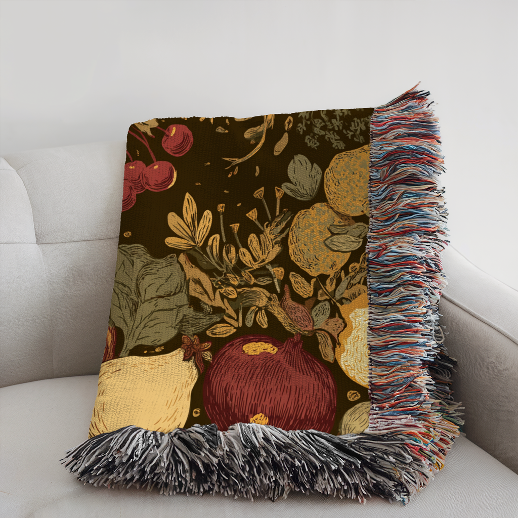 Vintage Fruit Tapestry - PoeticWovens