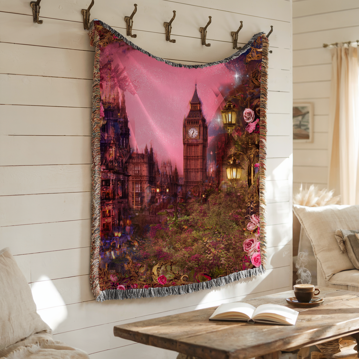 Romantic Castle Landscape - PoeticWovens