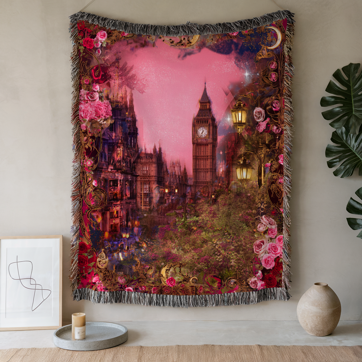Romantic Castle Landscape - PoeticWovens