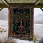 The Old Tree Classical Woven Blanket - PoeticWovens