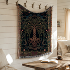 The Old Tree Classical Woven Blanket - PoeticWovens