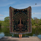 The Old Tree Classical Woven Blanket - PoeticWovens