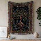 The Old Tree Classical Woven Blanket - PoeticWovens