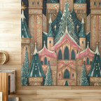 Whimsical Starry Castle - PoeticWovens