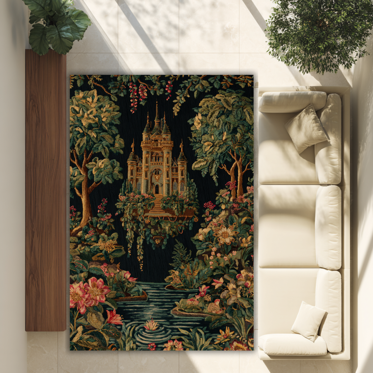 Victorian Castle Medieval - PoeticWovens