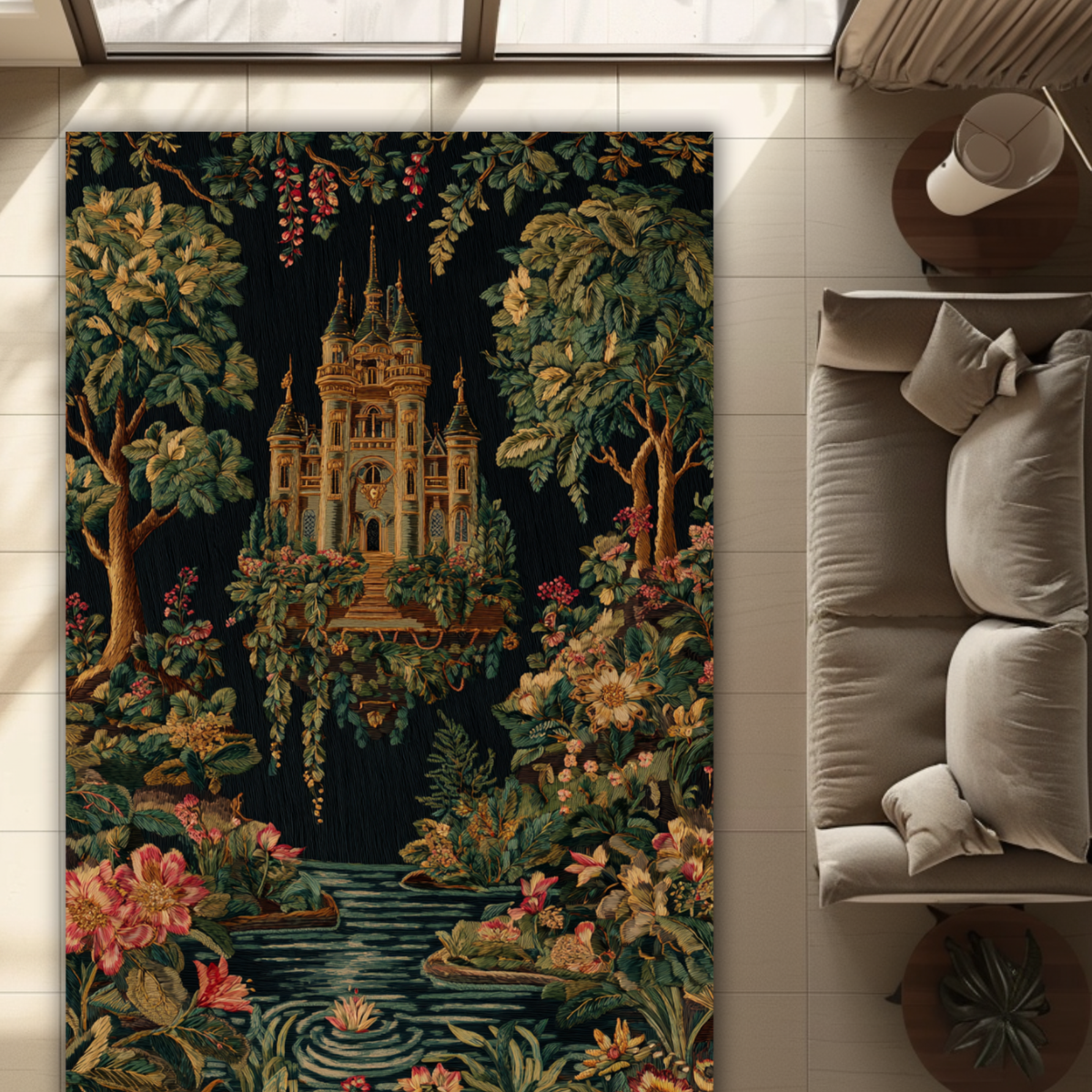Victorian Castle Medieval - PoeticWovens