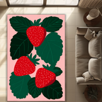 Strawberry Pattern - PoeticWovens