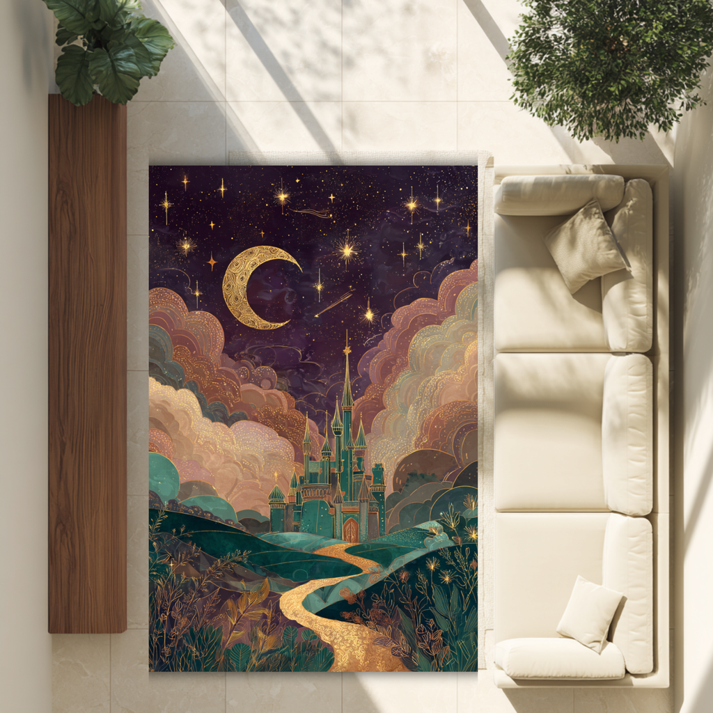 Mystical Castle Moon - PoeticWovens