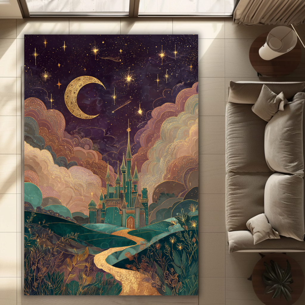 Mystical Castle Moon - PoeticWovens