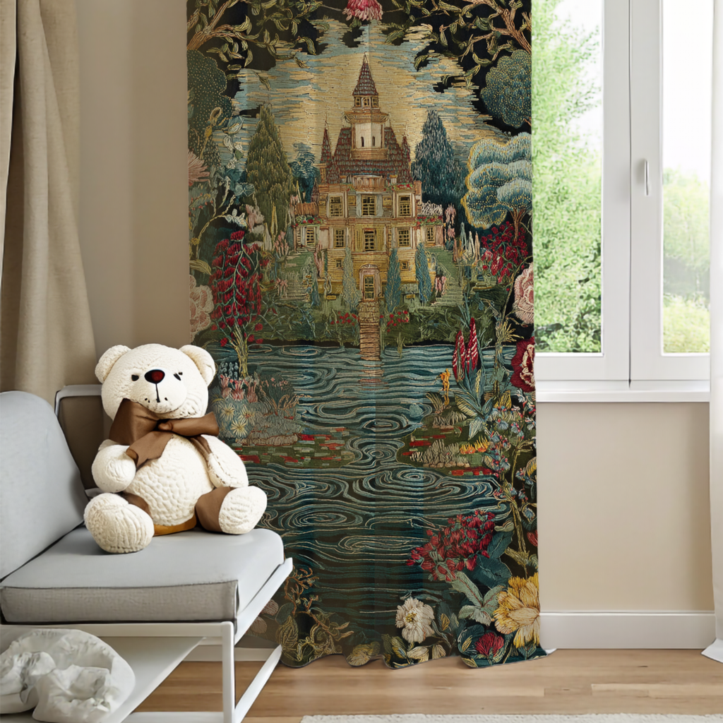 Vintage Castle Garden - PoeticWovens