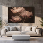 Blush Peony Flowers - PoeticWovens