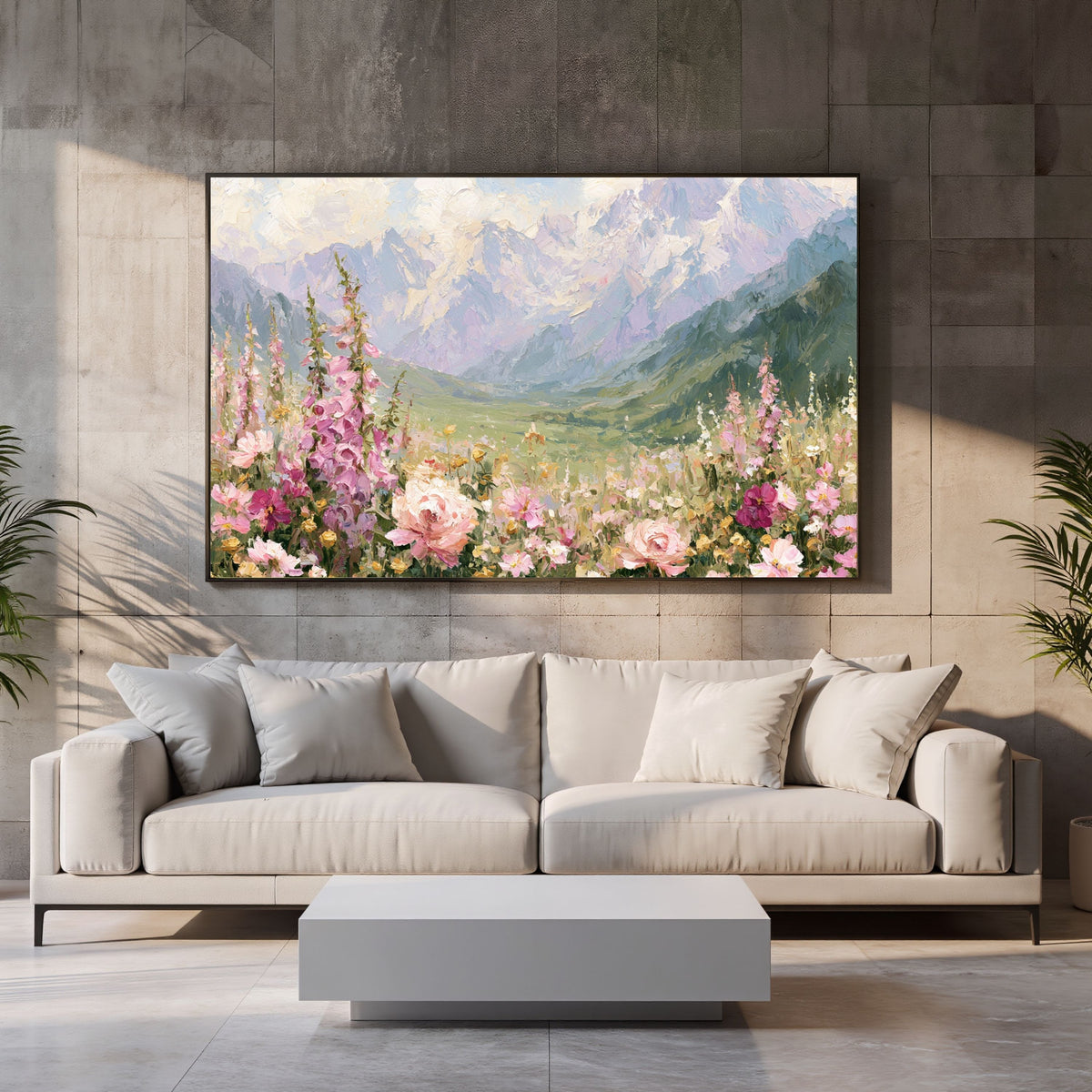 Colorful Alpine Canvas Wall Art - PoeticWovens