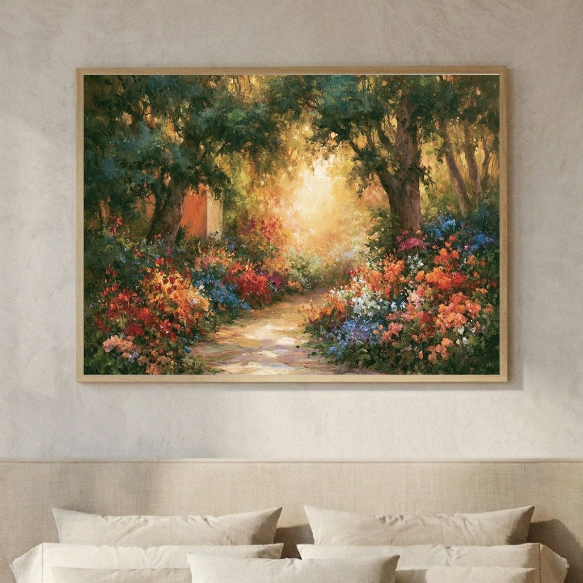 Vintage Botanical Colorful Oil Painting - PoeticWovens