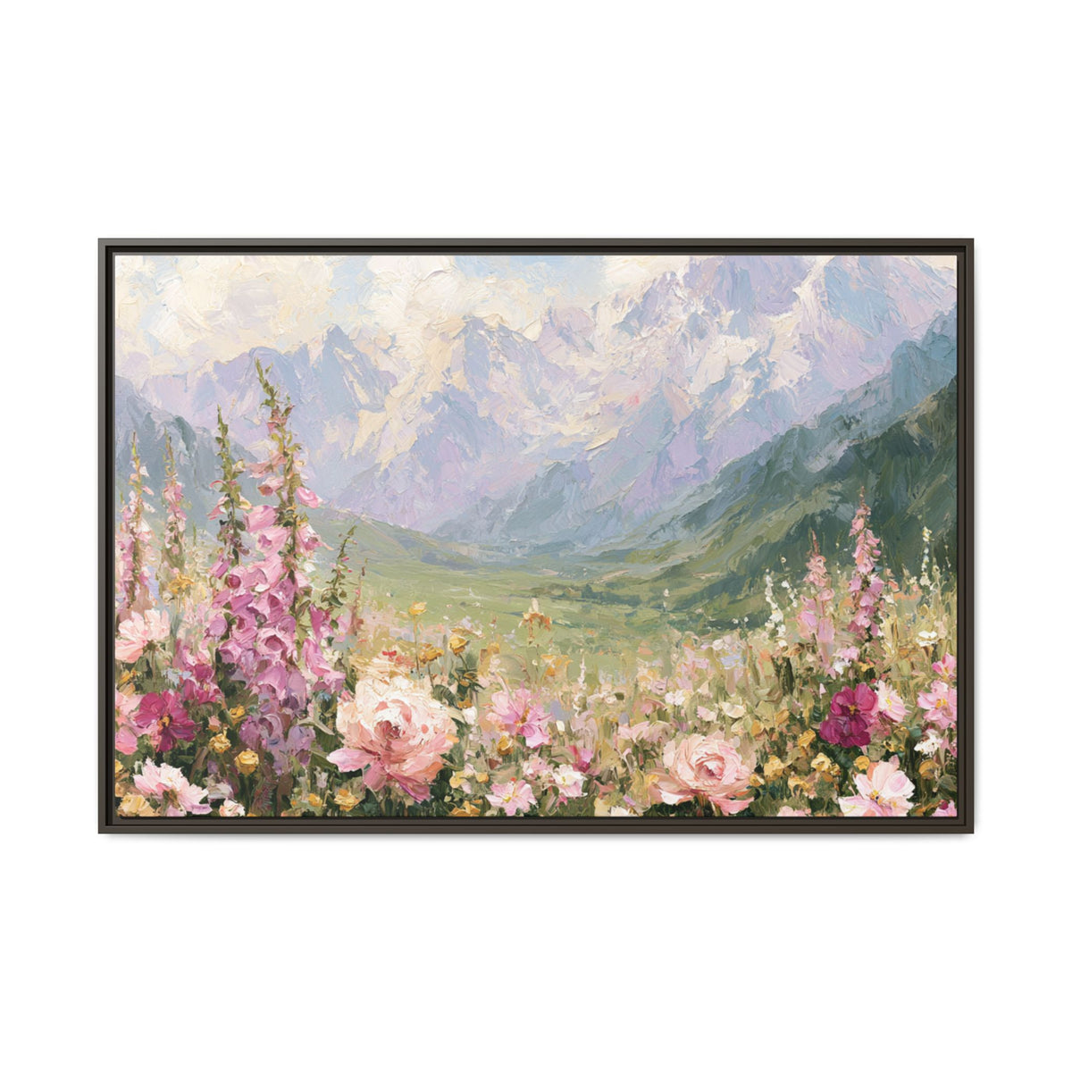 Colorful Alpine Canvas Wall Art - PoeticWovens
