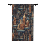 Snowy Village Pattern - PoeticWovens