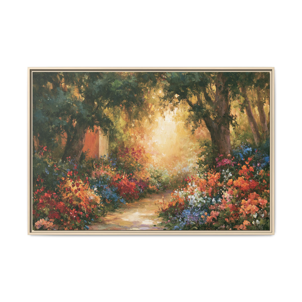 Vintage Botanical Colorful Oil Painting - PoeticWovens