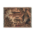 Vintage Luxury Castle Woven Blanket - PoeticWovens