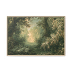 Misty Woodland Landscape - PoeticWovens