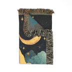 Crescent Moon Rainbow Land - PoeticWovens