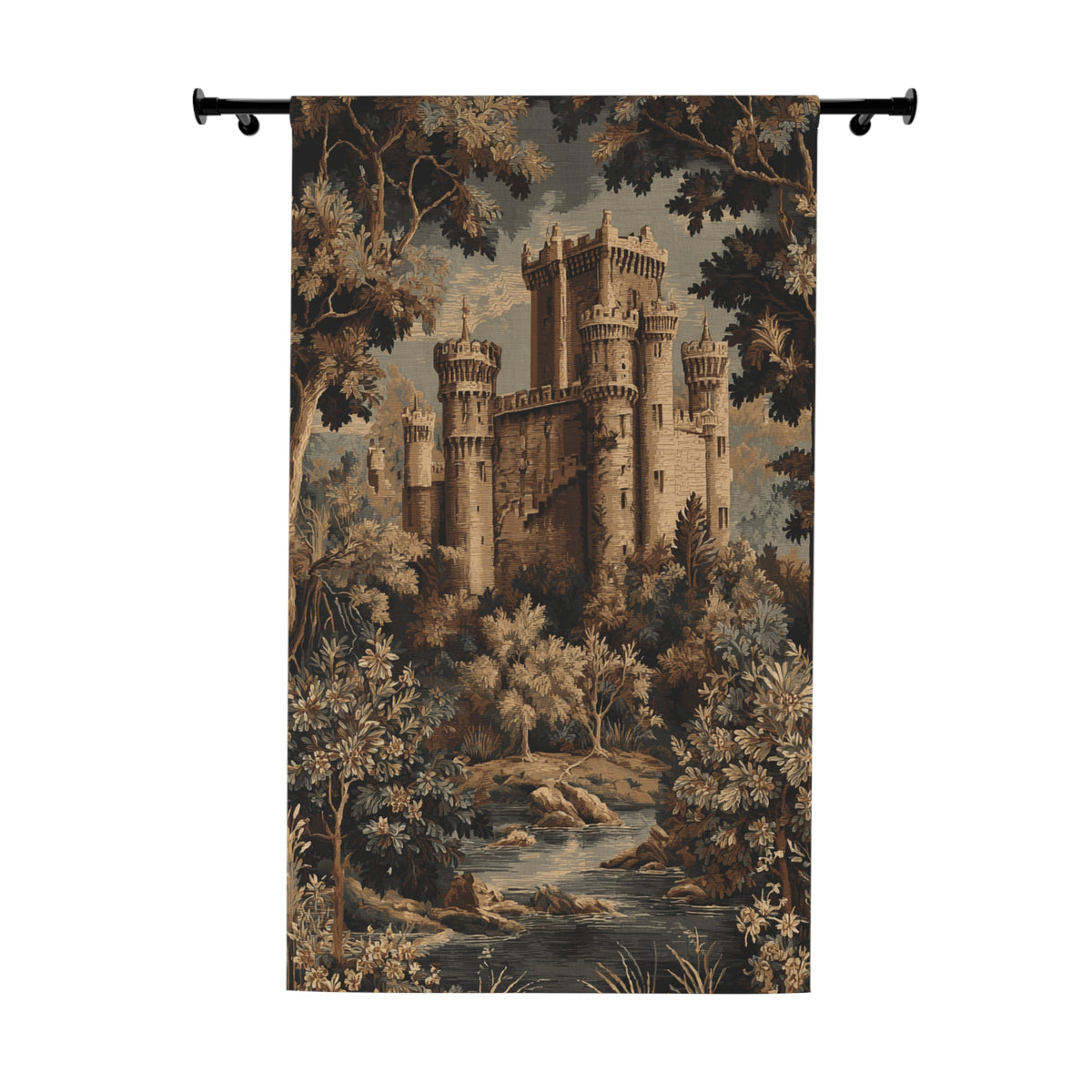 Medieval Vintage Castle - PoeticWovens