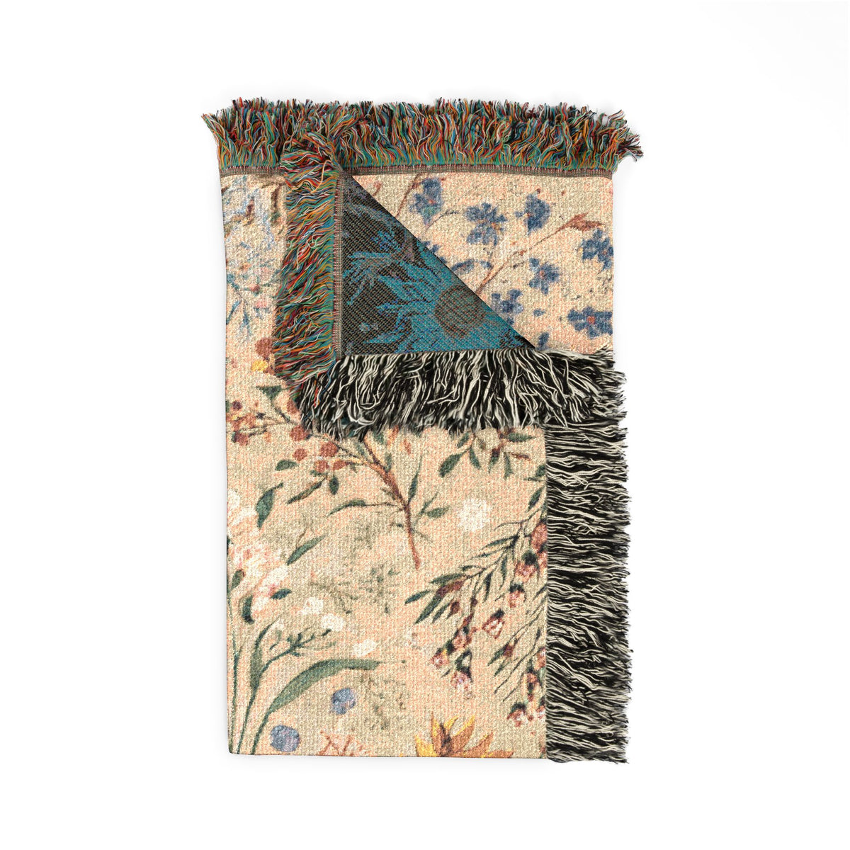 Vintage Floral Tapestry - PoeticWovens
