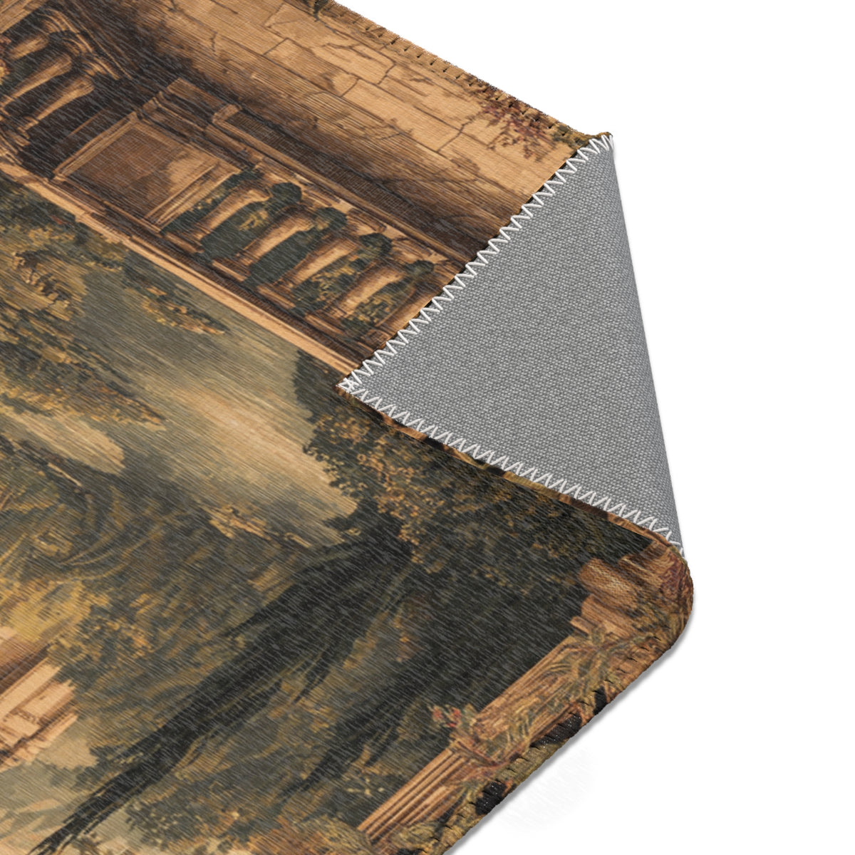 Vintage Castle Medieval Rug - PoeticWovens