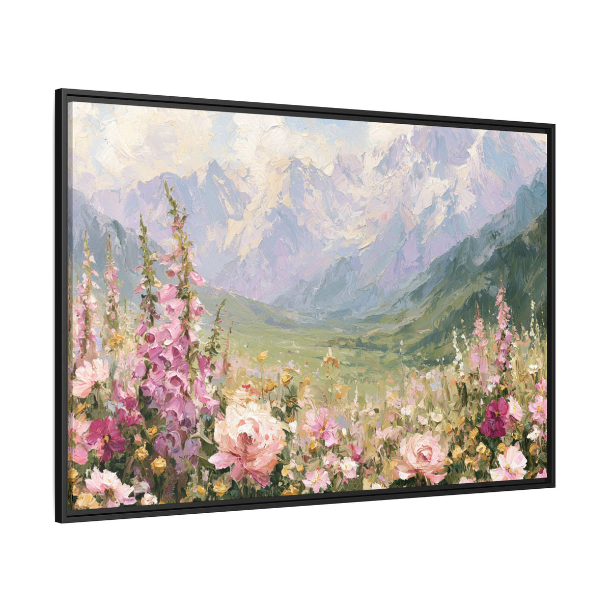 Colorful Alpine Canvas Wall Art - PoeticWovens