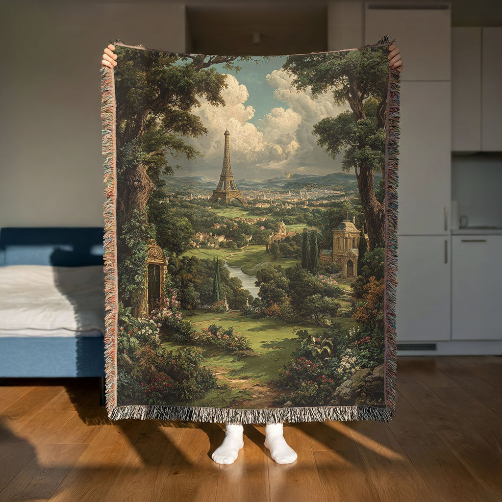 Classic Landscape Woven Blanket - PoeticWovens
