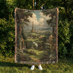 Classic Landscape Woven Blanket - PoeticWovens