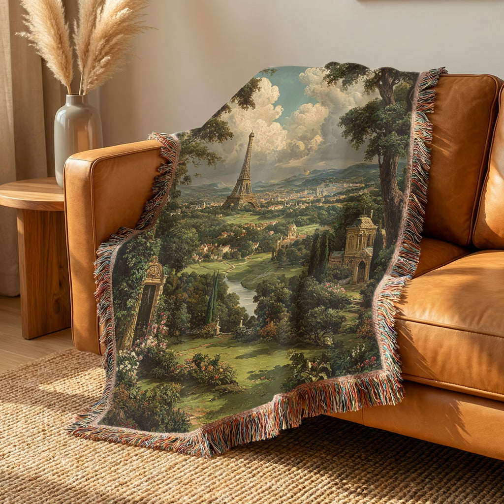 Classic Landscape Woven Blanket - PoeticWovens