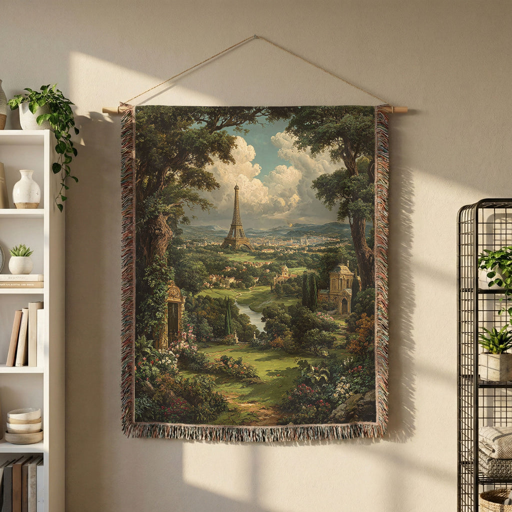 Classic Landscape Woven Blanket - PoeticWovens