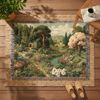 Countryside Garden Landscape - PoeticWovens
