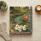 Countryside Garden Landscape - PoeticWovens